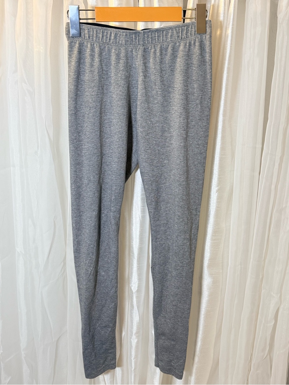 Nike Gray Stretch Knit Leggings
